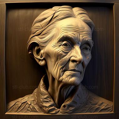 3D model Ellen Barbara Segner American artist (STL)